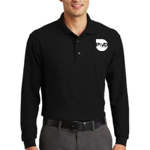 K500LSP | Port Authority Long Sleeve Silk Touch Polo with Pocket