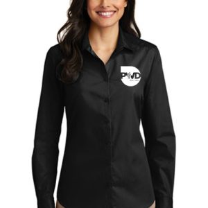 LW100 | Port Authority® Ladies Long Sleeve Carefree Poplin Shirt