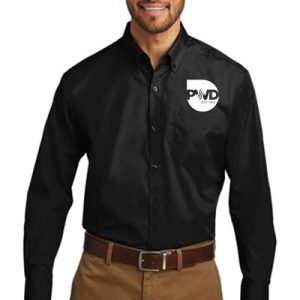 W100 | Port Authority® Long Sleeve Carefree Poplin Shirt.